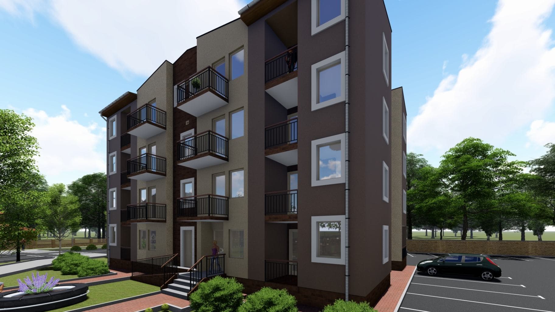 projektovanje viseporodicnog stambenog objekta